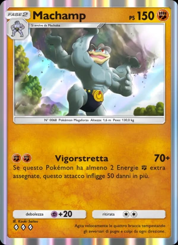 Machamp card in Italian