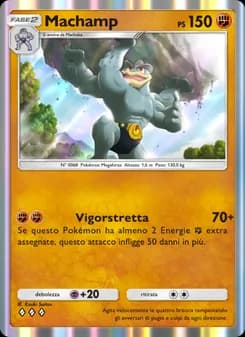 Machamp card in Italian