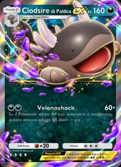 Clodsire di Paldea-ex card in Italian