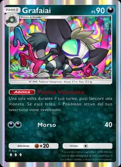 Grafaiai card in Italian