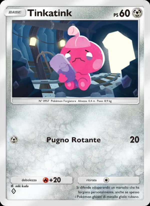 Tinkatink card in Italian