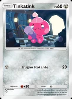 Tinkatink card in Italian