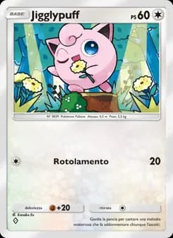 Jigglypuff card in Italian