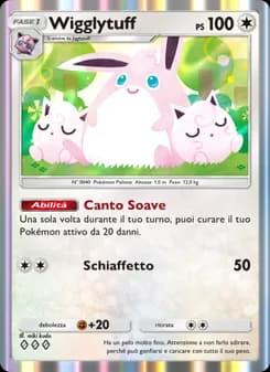 Wigglytuff card in Italian