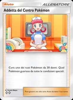 Addetta del Centro Pokémon card in Italian