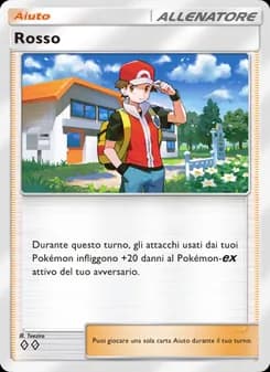 Rosso card in Italian