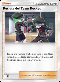 Recluta del Team Rocket card in Italian