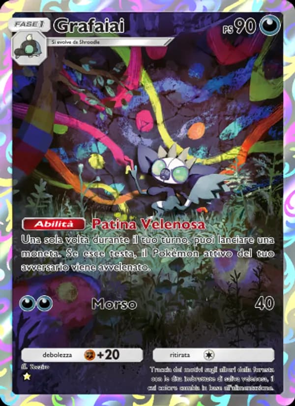 Grafaiai card in Italian