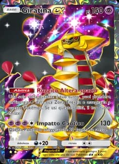 Giratina-ex card in Italian
