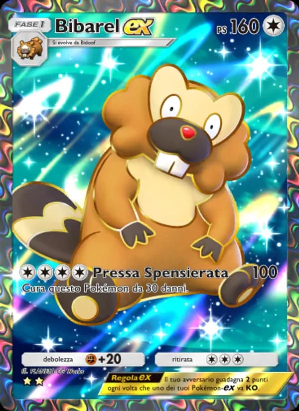 Bibarel-ex card in Italian
