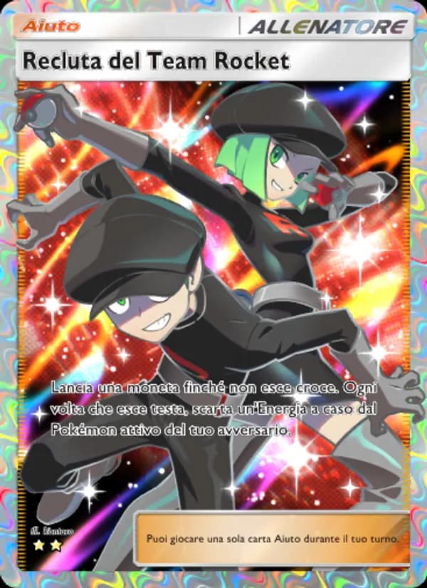 Recluta del Team Rocket card in Italian