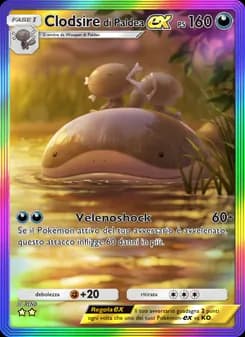 Clodsire di Paldea-ex card in Italian