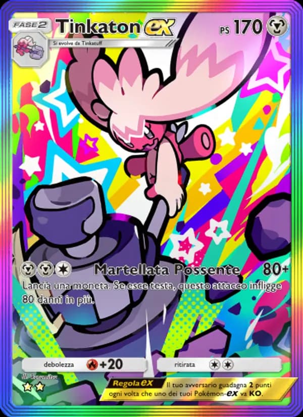 Tinkaton-ex card in Italian