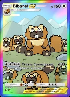 Bibarel-ex card in Italian