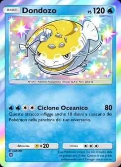 Dondozo card in Italian