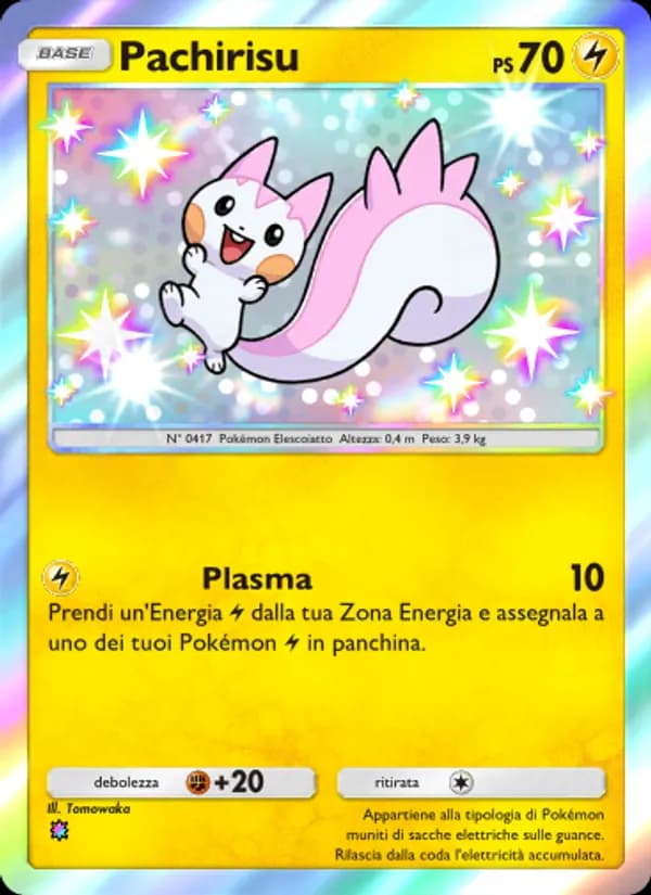 Pachirisu card in Italian