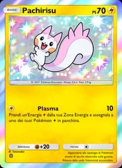 Pachirisu card in Italian