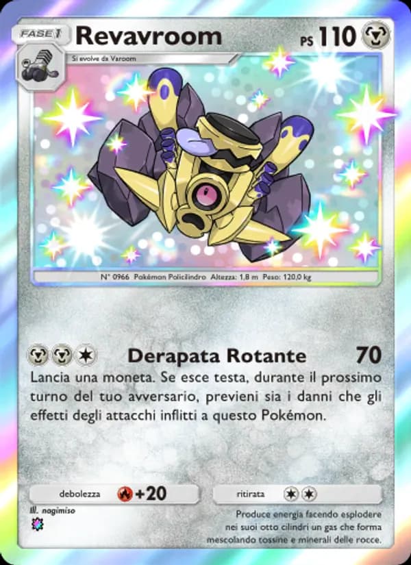 Revavroom card in Italian