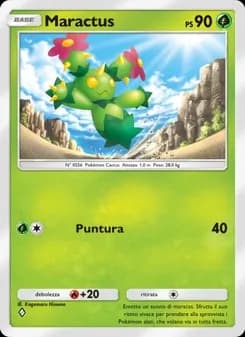 Maractus card in Italian