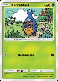 Karrablast card in Italian