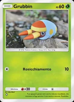Grubbin card in Italian