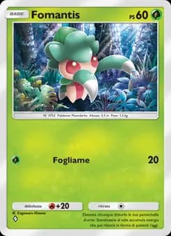 Fomantis card in Italian