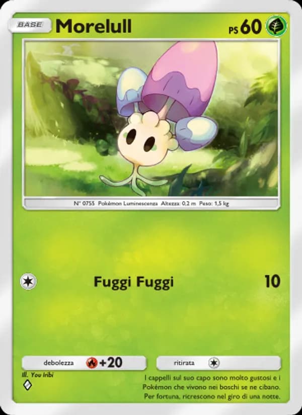 Morelull card in Italian