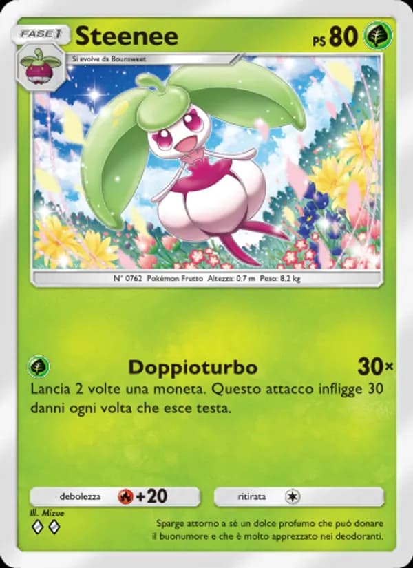 Steenee card in Italian
