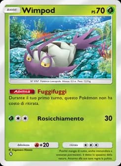 Wimpod card in Italian