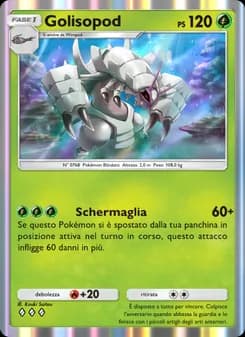 Golisopod card in Italian