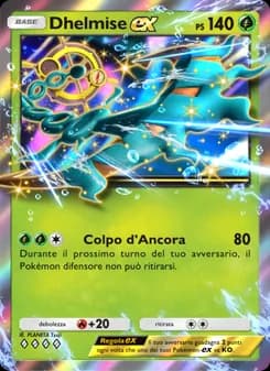Dhelmise-ex card in Italian
