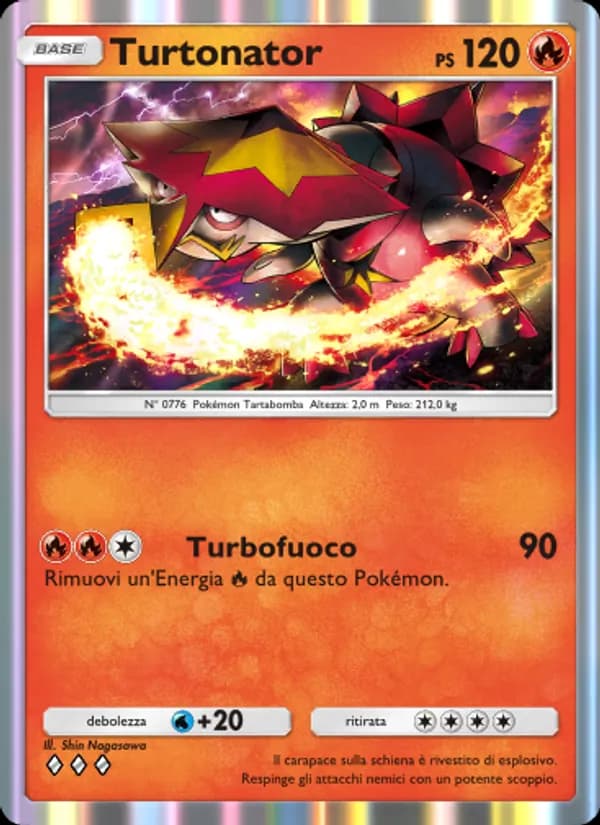 Turtonator card in Italian