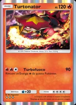 Turtonator card in Italian