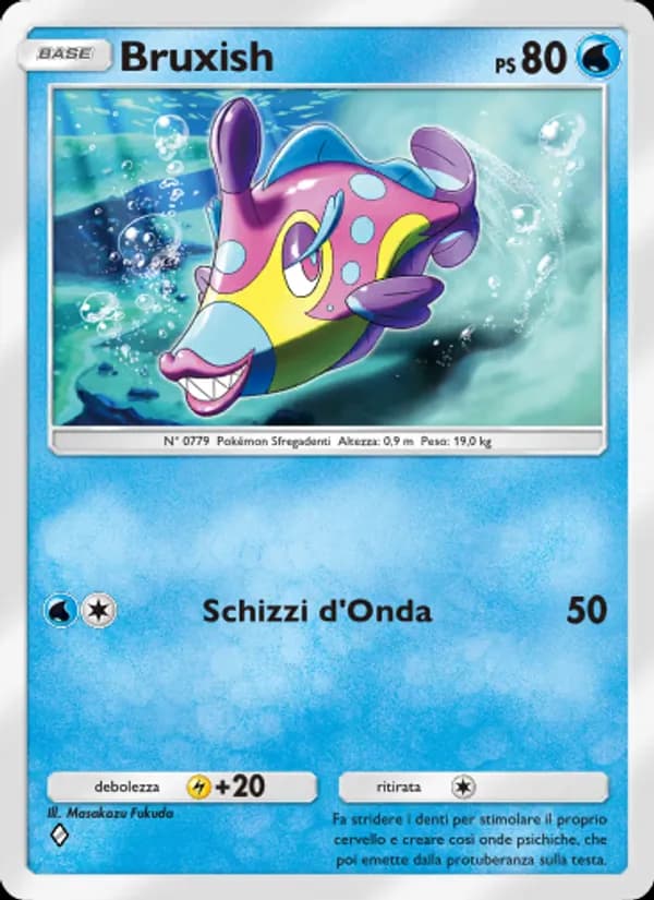 Bruxish card in Italian