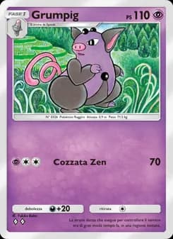 Grumpig card in Italian