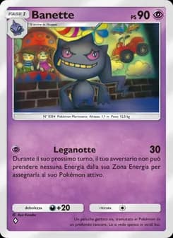 Banette card in Italian
