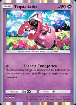 Tapu Lele card in Italian