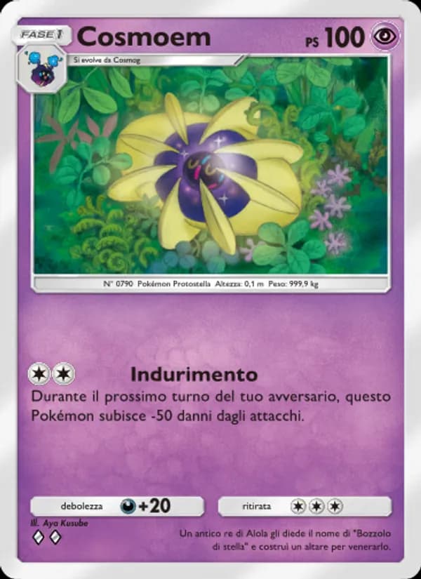 Cosmoem card in Italian