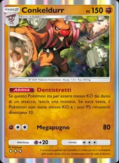 Conkeldurr card in Italian