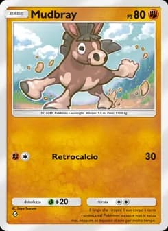 Mudbray card in Italian
