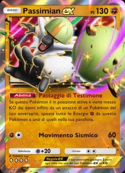 Passimian-ex card in Italian