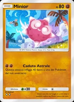Minior card in Italian