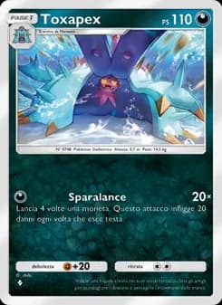 Toxapex card in Italian