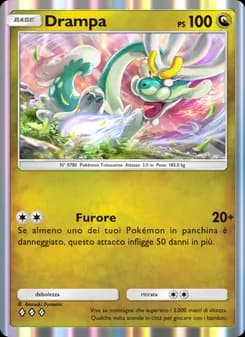 Drampa card in Italian