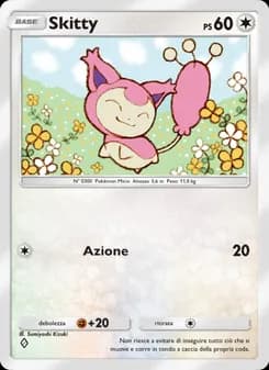 Skitty card in Italian
