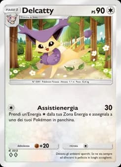 Delcatty card in Italian