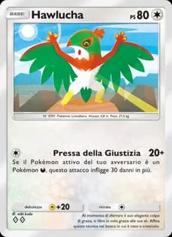 Hawlucha card in Italian