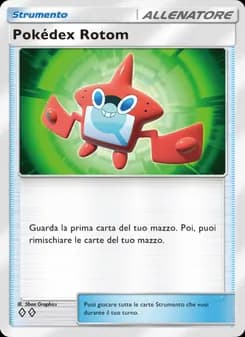 Pokédex Rotom card in Italian
