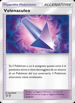 Velenaculeo card in Italian