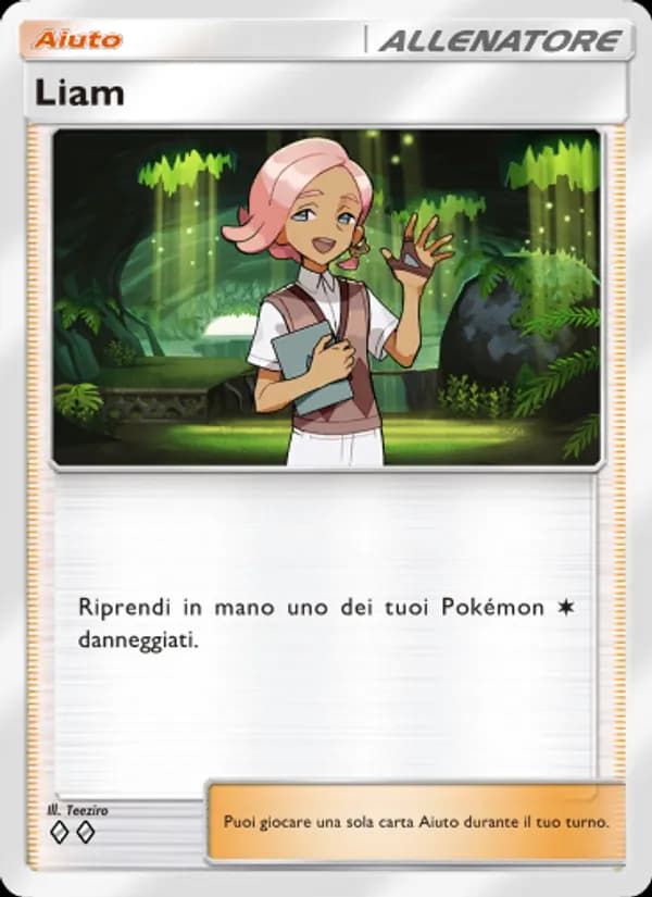 Liam card in Italian